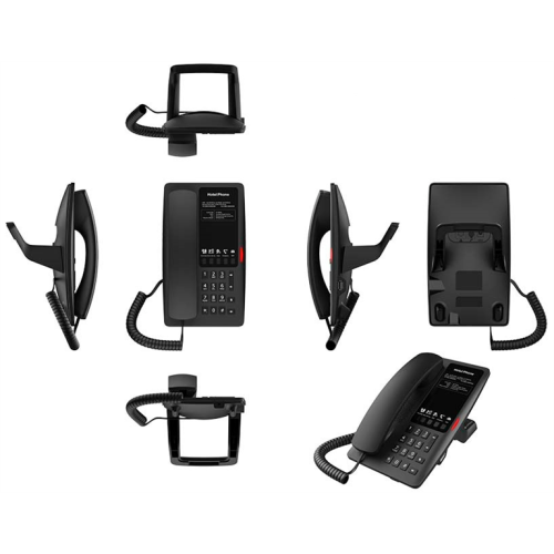 Fanvil H4W, 2 SIP-акк., POE, БП в комп., 1x100 Mbps, Wi-Fi 6, Чёрный, 5 прог. клав.