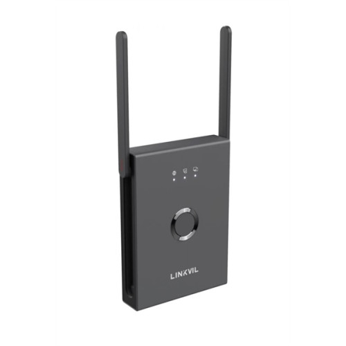 LINKVIL W710D DECT-базовая станция, 20 SIP-акк., 10 одноврем. выз., 10 клиентов, до 50м. в помещ., до 300м. прям. вид.