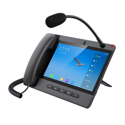 Fanvil Android 9.0 Built-in Adjustable 8MP Camera with a Privacy Cover10-party Audio Conference,3-party Video ConferencPTM handsetDual Gigabit ports, PoE IntegratedHD Voice20 SIP Lines