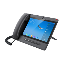 Fanvil Android 9.0 Built-in Adjustable 8MP Camera with a Privacy Cover10-party Audio Conference,3-party Video ConferencPTM handsetDual Gigabit ports, PoE IntegratedHD Voice20 SIP Lines