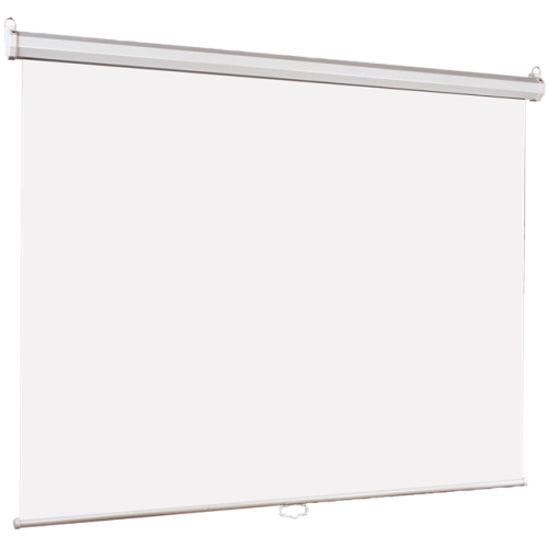 Настенный экран Lumien Eco Picture 220х220см (рабочая область 214х214 см) MW восьмигранный корпус, возможность потолочн./настенного крепления, уровень в комплекте, 1:1 (треугольная упаковка)