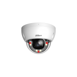 DAHUA Уличная купольная IP-видеокамера с ИИ 2Мп; 1/2.8” CMOS; объектив 2.8мм; WDR(120дБ); чувствительность 0.002лк@F1.6 сжатие: H.265+, H.265, H.264+, H.264, MJPEG; 2 потока до 2Мп@25к/с; видеоаналити