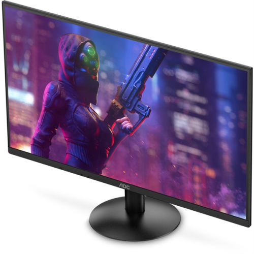 27' AOC 27B30H 1920x1080, WLED, 16:9, IPS, 300 cd, 1000:1, 20M:1, 1ms, 178/178, VGA, HDMI, 120 Hz, Tilt, VESA, Внеш, Black, 3y