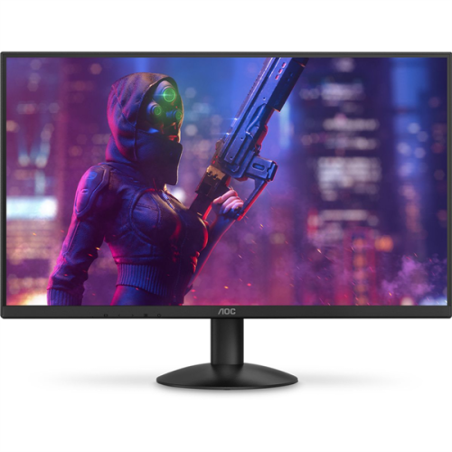 27' AOC 27B30H 1920x1080, WLED, 16:9, IPS, 300 cd, 1000:1, 20M:1, 1ms, 178/178, VGA, HDMI, 120 Hz, Tilt, VESA, Внеш, Black, 3y