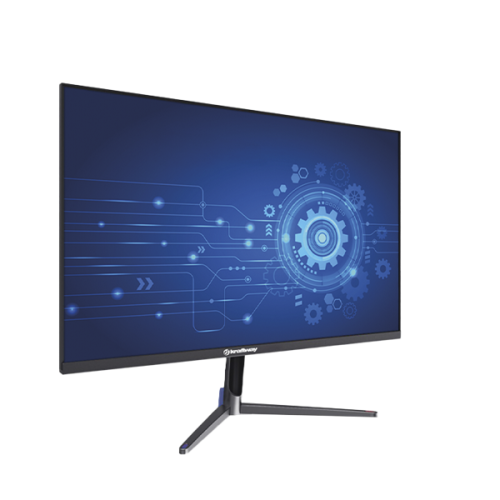 Kraftway KraftView 27'' LED Monitor 1920x1080, 16:9, IPS, 250 cd/m2, 1000:1, 5ms, 178°/178°, VGA, HDMI, DP, 60Hz, speak,наклон, внутр. бп.  Black МИНПРОМТОРГ (МПТ) 1г