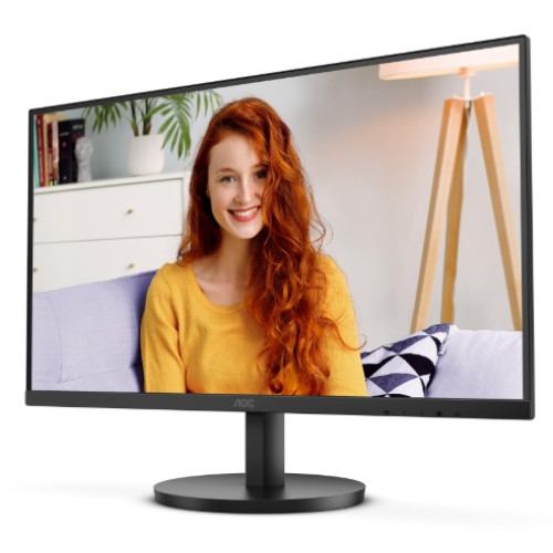 27' AOC U27B3A 3840x2160, WLED, 16:9, IPS, 350 cd, 1000:1, 20M:1, 4ms, 178/178, HDMI*2, DP, 60 Hz, Speak, Tilt, HAS, VESA, Внутр, Black, 3y