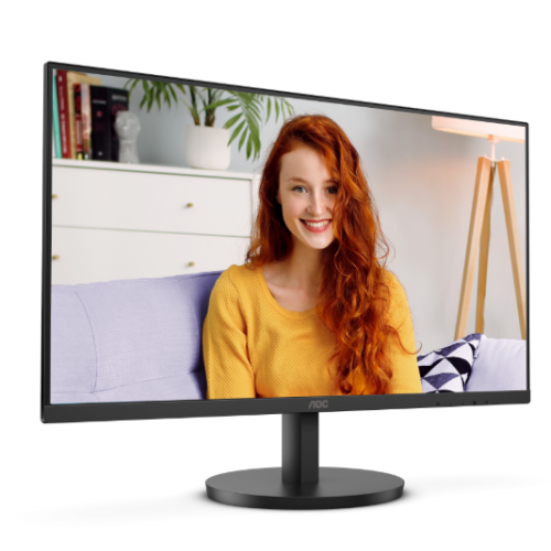 27' AOC U27B3A 3840x2160, WLED, 16:9, IPS, 350 cd, 1000:1, 20M:1, 4ms, 178/178, HDMI*2, DP, 60 Hz, Speak, Tilt, HAS, VESA, Внутр, Black, 3y