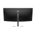 HP Series 5 Pro 34 inch WQHD USB-C Conferencing Monitor - 534pm 3440 x 1440 WQHD, 21:9, WLED, 400 cd/m2, 4000:1, 5ms, 178°/178°, HDMI, USB-A, USB-C, DP, 100 Hz, Webcam 5M, Tilt, HAS, Swiwel, Vesa