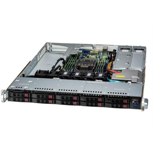 Supermicro SYS-111E-WR/ 1x4410T/ 1x32Gb/ 1xSSD 960Gb/ 2x1Gb/ SFT-DCMS-SINGLE/ 1st config