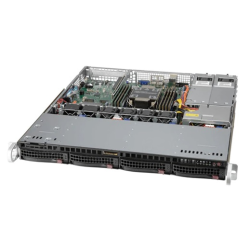 Supermicro SuperServer 1U 510P-MR no CPU(1)3rd Gen Xeon Scalable/TDP 220W/ no DIMM(8)/SATARAID HDD(4)LFF /2x1GbE/1xFHHL,M2/400W