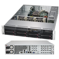 Supermicro SuperServer 2U 5029P-WTR noCPU(1)2nd Gen Xeon Scalable/TDP 70-205W/ no DIMM(6)/ SATARAID HDD(8)LFF/ 2x10GbE/ 4xFH, 1xLP, M2/ 2x600W