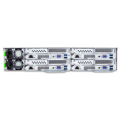 AIC Storage Server 4-NODE 2U XP1-P202VL04 noCPU(2)2nd Gen Xeon Scalable/TDP 165W/ no DIMM(16) per node/ 12x3,5''(3x per node)/ 2x10GB SFP+/ 2x1GbE/  x16 slots(LP)/ 1xOCP/2x1600W