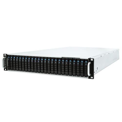 AIC Storage Server 2-NODE 2U XP1-A201PVXX noCPU(2)2nd Gen Xeon Scalable/TDP 165W/ no DIMM(16) per node/ 24x2,5''+ 2x2,5''(per node)/ 2x10GB SFP+/ 2x1GbE/ 3 x8 slots(FHHL)/2x1300W