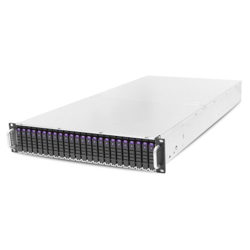 AIC Storage Server 2-NODE 2U XP1-A202PV02 noCPU(2)2nd Gen Xeon Scalable/TDP 165W/ no DIMM(16) per node/ 24x2,5''NVMe+ 2x2,5''(per node)/ 2x10GB SFP+/ 2x1GbE/ 2 x8 slots(FH)/ 1xOCP/2x1300W