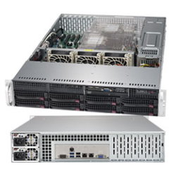 Supermicro SuperServer 2U 6029P-TRT noCPU(2)2nd Gen Xeon Scalable/TDP 70-205W/ no DIMM(16)/ SATARAID HDD(8)LFF/ 2x10GbE/ 6xLP, M2/ 2x1000W
