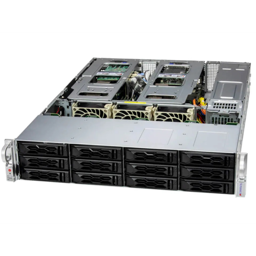 Supermicro SYS-621C-TN12R/ 2x4410Y/ 4x64Gb/ 1x1,92Tb NVMe/ 2x10Gb SFP+/ SFT-DCMS-SINGLE/ 4th config