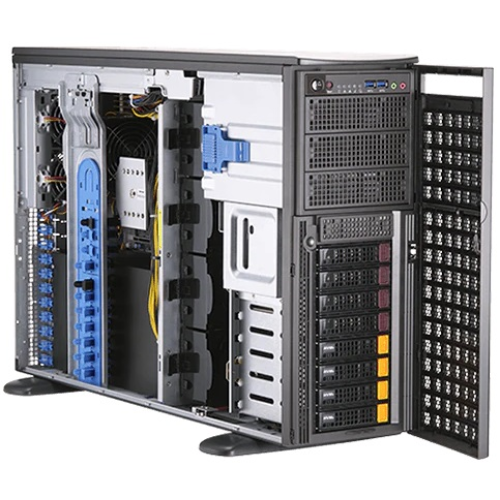 Supermicro SuperServer 4U 740GP-TNRT noCPU(2)3rd Gen Xeon Scalable/TDP 270W/no DIMM(16)/ SATARAID HDD(8)LFF/2x10GbE/2x2200W