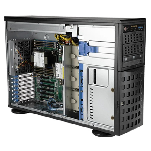 Supermicro SuperServer 4U 740P-TRT noCPU(2)3rd Gen Xeon Scalable/TDP 270W/no DIMM(16)/ SATARAID HDD(8)LFF/6xFH,M2/2x10GbE/2x1200W