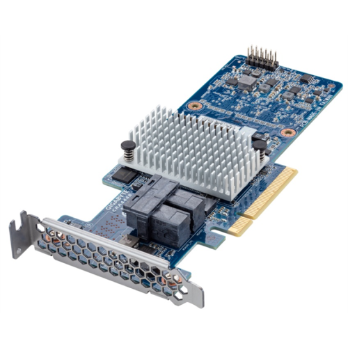 Gigabyte RAID Controller PCIe 3.0 x8, SAS/SATA 12G, RAID 0,1,5,6,10,50,60, Cache 2Gb, SAS3108, 8 ports (2*int SFF8643), Up to 32 x physical devices via SAS expander, only for Gigabyte Servers