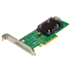 Broadcom/LSI 9500-16i SGL (05-50077-02) (PCIe v4 x8 LP) Tri-Mode SAS/SATA/NVMe 12G HBA, 16port(2*int SFF8654), 3816 IOC, RTL, 1 year