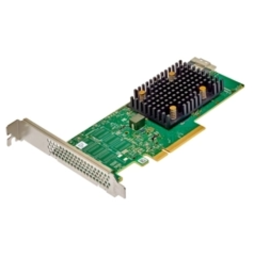 Broadcom/LSI 9500-16i SGL (05-50077-02) (PCIe v4 x8 LP) Tri-Mode SAS/SATA/NVMe 12G HBA, 16port(2*int SFF8654), 3816 IOC, RTL, 1 year