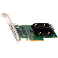 Broadcom/LSI 9560-8I SGL (05-50077-01) (PCIe 4.0 x8 LP) Tri-Mode SAS/SATA/NVMe 12G, RAID 0,1,5,6,10,50,60, 8port(1*int SFF8654), 4GB Cache, 3908ROC, RTL, 1 year