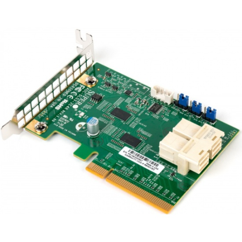 Supermicro AOC-SLG3-2E4R Low Profile Dual-Port NVMe Internal Host Bus Adapter