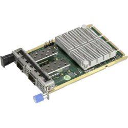 Supermicro AOC-A25G-m2SM AIOM 2-port 25GbE SFP28,Mellanox CX-6 LX