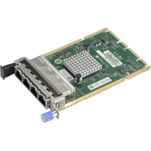 Supermicro AOC-AG-i4M AIOM Quad-Port 1GbE RJ45,based on i350-AM4