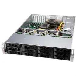 Supermicro SuperChassis 2U LA26E1C4-R609LP/no HDD(12)LFF/7xLP/2x600W/(12