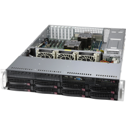 Supermicro SuperChassis 2U 825BTQC-R1K23LPB/HDD(8)LFF+opt.fix.HDD(2)LFF+opt.HDD(2)SFF/7xLP/2x1200W/ Backplane 8xSATA/SAS