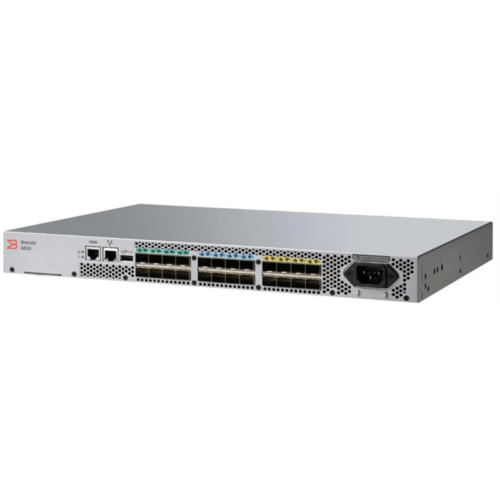 Brocade G610 FC, 24 ports/24 active, 24x32G SWL SFP+ transceivers, PS, rails, EntBndl gratis, FOS notupgradable (DS-6610B,SN3600B,SNS2624,DB610S)