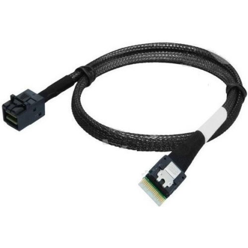 Supermicro CBL-SAST-1285-100 Slimline SAS x4 to MINI SAS HD (SFF8643) Cable