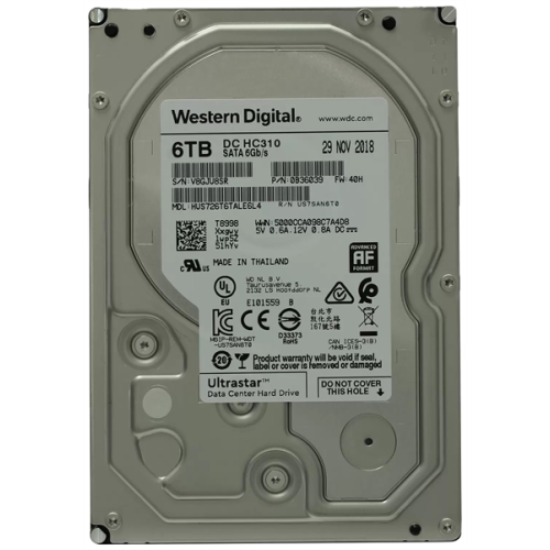 Western Digital Ultrastar DC HС310 HDD 3.5