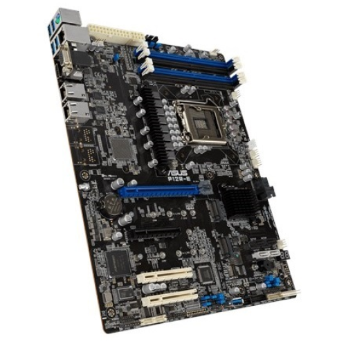 ASUS Motherboard P12R-E,1xLGA1200,4x3200/2933/2666UDIMM(upto128GB),8xSATA3 6Gb/s p,2xM.2,4xPCIe Gen4 slot(1x16/3x8),2x1GbE,3Y Wr