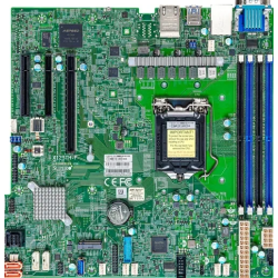 Supermicro Motherboard 1xCPU X12STH-F E-23**/ UpTo4UDIMM/ 8x SATA3/ C256 RAID 0/1/5/10/ 2xGE/ 1xPCIx16, 1xPCIx8, 1xPCIx4, 1xM.2