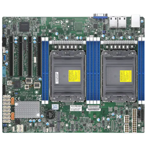 Supermicro Motherboard 2xCPU X12DPL-i6 3rd Gen Xeon Scalable TDP 185W/8xDIMM/ 12XSATA/ C621A RAID 0/1/5/10/2x1Gb/4xPCIex16/M.2Bulk