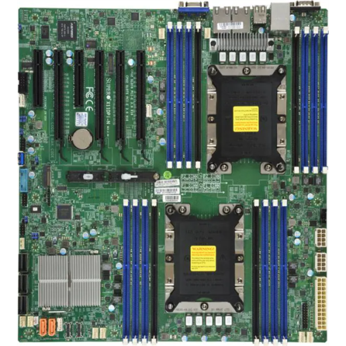 Supermicro Motherboard 2xCPU X11DPI-NT 2nd Gen Xeon Scalable TDP 205W/ 16xDIMM/ 14xSATA/ C622 RAID 0/1/5/10/ 2x10GbE/ 4xPCIex16, 2xPCIex8/ M.2(PCIe)(E-ATX)Bulk