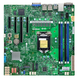 Supermicro Motherboard 1xCPU X12STL-F E-23**/ UpTo4UDIMM/ 6x SATA3/ C252 RAID 0/1/5/10/ 2xGE/ 2xPCIx8, 1xPCIx4, 1xM.2