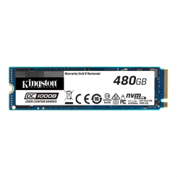 Kingston Enterprise SSD 480GB DC1000B M.2 2280 NVMe Gen3x4 R3200/W565MB/s 3D TLC MTBF 2М 205 000/20 000 IOPS 475TBW (Data Center) 3 years