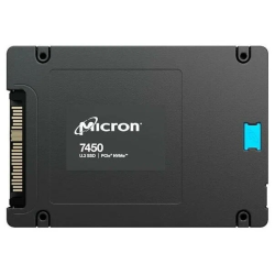 Micron 7450 PRO 1.92TB NVMe U.3 (15mm) PCIe NVMe Gen4 1x4 (v1.4) R6800/W2700MB/s 3D TLC MTTF 2М 800K/120K IOPS 3650TBW SSD Enterprise Solid State Drive, 1 year, OEM