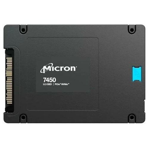 Micron 7450 PRO 1.92TB NVMe U.3 (15mm) PCIe NVMe Gen4 1x4 (v1.4) R6800/W2700MB/s 3D TLC MTTF 2М 800K/120K IOPS 3650TBW SSD Enterprise Solid State Drive, 1 year, OEM