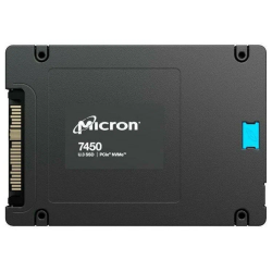 Micron 7450 PRO 3.84TB NVMe U.3 (15mm) PCIe NVMe Gen4 1x4 (v1.4) R6800/W5300MB/s 3D TLC MTTF 2М 1M/180K IOPS 7300TBW SSD Enterprise Solid State Drive, 1 year, OEM