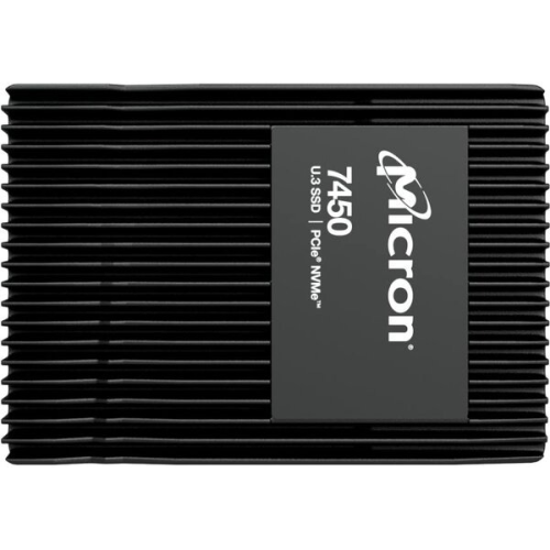 Micron 7450 PRO 15.36TB NVMe U.3 (15mm) PCIe NVMe Gen4 1x4 (v1.4) R6800/W5600MB/s 3D TLC MTTF 2М 1M/250K IOPS 28000TBW SSD Enterprise Solid State Drive, 1 year, OEM