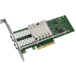 Intel Ethernet Server Adapter X520-DA2 10Gb Dual Port, SFP+, transivers no included (bulk), clean pull, 1 year