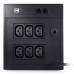 Powercom Raptor, Line-Interactive, 1500VA/900W, Tower, 6*IEC320-C13, USB (295842)