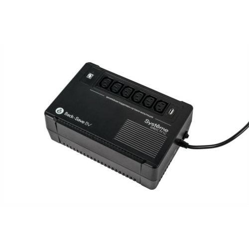 Systeme Electric Back-Save, 800VA/480W, 230V, Line-Interactive, AVR, 6xC13 Outlets, USB charge(type A), USB