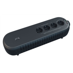 Powercom Back-UPS WOW, OffLine, 850VA/425W, Tower, 4xSchuko outlets(1 Surge & 3 batt), USB (78234)