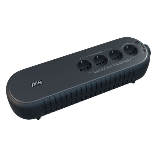 Powercom Back-UPS WOW, OffLine, 850VA/425W, Tower, 4xSchuko outlets(1 Surge & 3 batt), USB (78234)