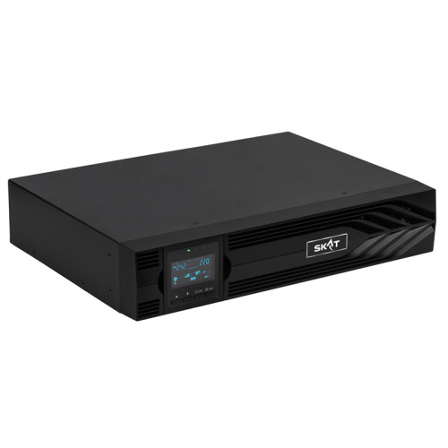 (8764) SKAT-UPS 1500-RACK-ON-3X9 P3 - ИБП 1500 Вт, On-Line, синус, встр. АКБ 36В (3x9Ач), 2хSchuko